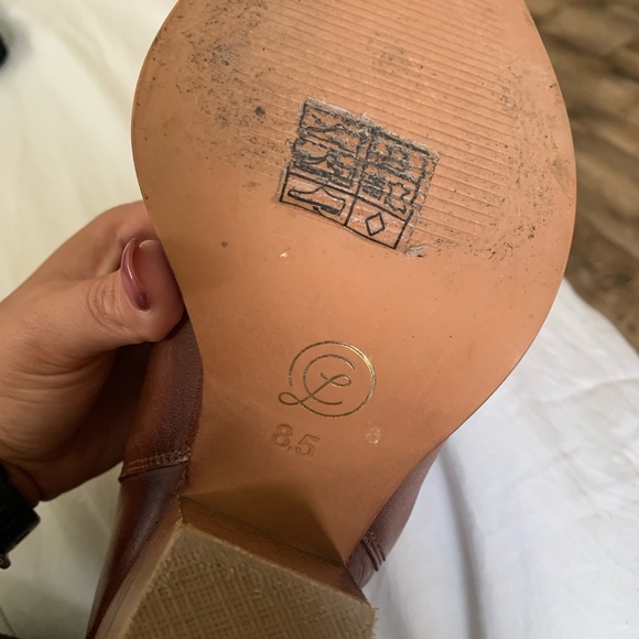 Chinese laundry booties light brown leather size 8.5 - Picture 6 of 7